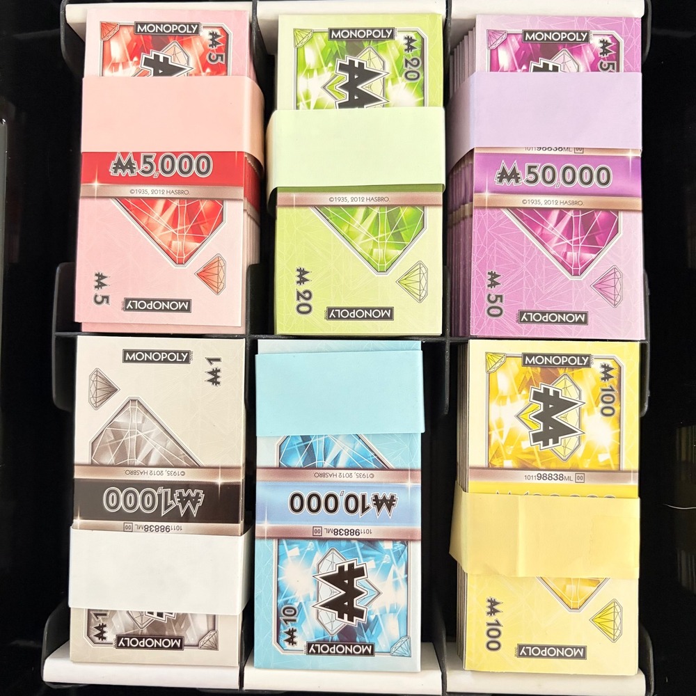 Hasbro Monopoly Millionaire Board Game Property Trading Diamond New Open Box - Picture 5 of 9